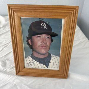 Goose Gossage Framed Photo Print New York Yankees Glass & Wood Frame Rich Gossag